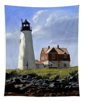 Wood Island Lighthouse Maine - Tapestry