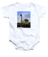 Wood Island Lighthouse Maine - Baby Onesie