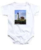 Wood Island Lighthouse Maine - Baby Onesie