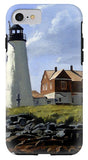 Wood Island Lighthouse Maine - Phone Case