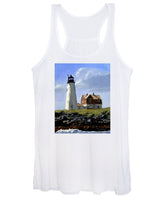 Wood Island Lighthouse Maine - Women's Tank Top