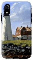 Wood Island Lighthouse Maine - Phone Case