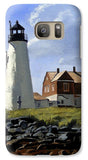 Wood Island Lighthouse Maine - Phone Case