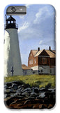 Wood Island Lighthouse Maine - Phone Case