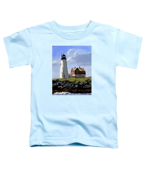 Wood Island Lighthouse Maine - Toddler T-Shirt