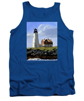 Wood Island Lighthouse Maine - Tank Top