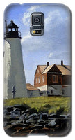 Wood Island Lighthouse Maine - Phone Case