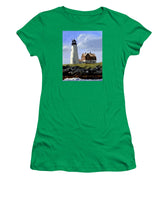 Wood Island Lighthouse Maine - Women's T-Shirt