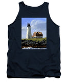 Wood Island Lighthouse Maine - Tank Top