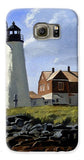 Wood Island Lighthouse Maine - Phone Case