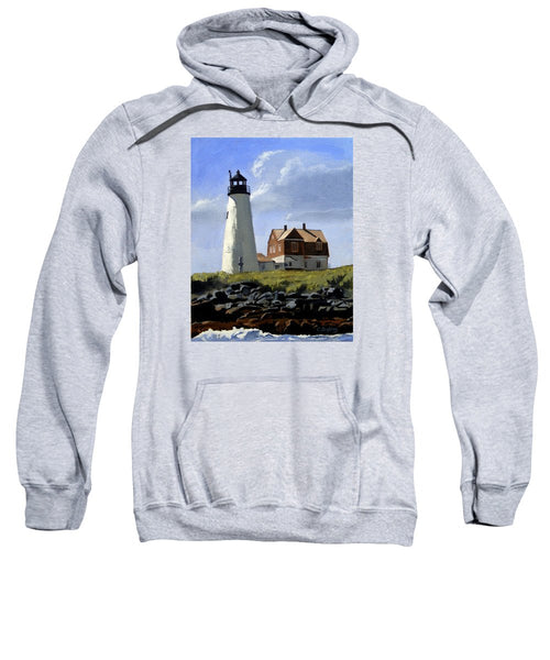 Wood Island Lighthouse Maine - Sweatshirt