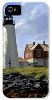 Wood Island Lighthouse Maine - Phone Case