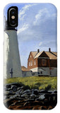 Wood Island Lighthouse Maine - Phone Case