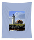 Wood Island Lighthouse Maine - Tapestry