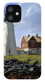 Wood Island Lighthouse Maine - Phone Case