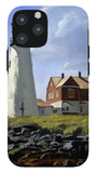 Wood Island Lighthouse Maine - Phone Case