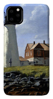 Wood Island Lighthouse Maine - Phone Case