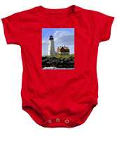 Wood Island Lighthouse Maine - Baby Onesie