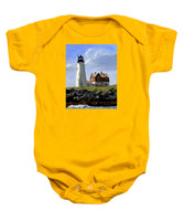 Wood Island Lighthouse Maine - Baby Onesie