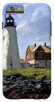 Wood Island Lighthouse Maine - Phone Case