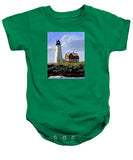 Wood Island Lighthouse Maine - Baby Onesie