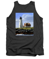 Wood Island Lighthouse Maine - Tank Top