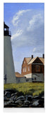 Wood Island Lighthouse Maine - Yoga Mat