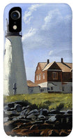 Wood Island Lighthouse Maine - Phone Case