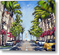 Worth Avenue - Palm Beach Florida - Metal Print