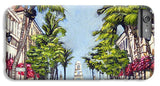 Worth Avenue - Palm Beach Florida - Phone Case