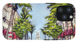 Worth Avenue - Palm Beach Florida - Phone Case