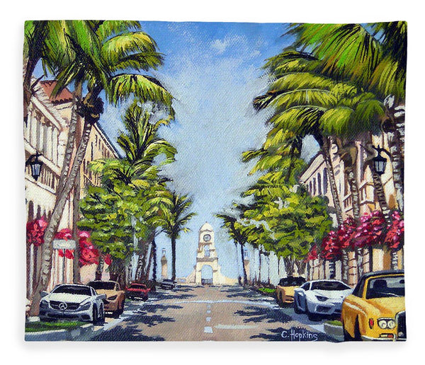 Worth Avenue - Palm Beach Florida - Blanket