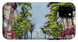 Worth Avenue - Palm Beach Florida - Phone Case